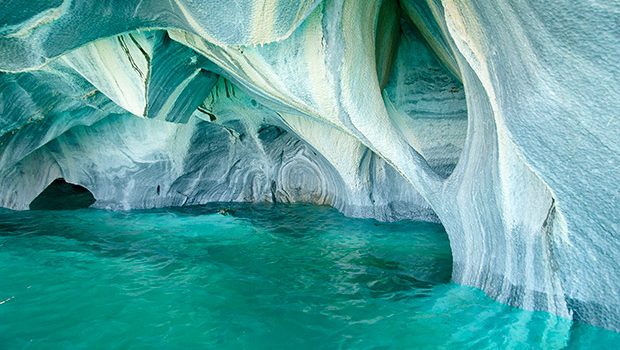 Marble Caves in Chili
