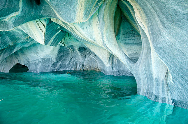 Marble Caves in Chili